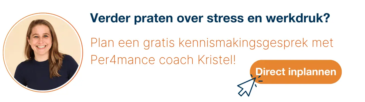Plan een gratis kennismakingsgesprek in met coach Kristel